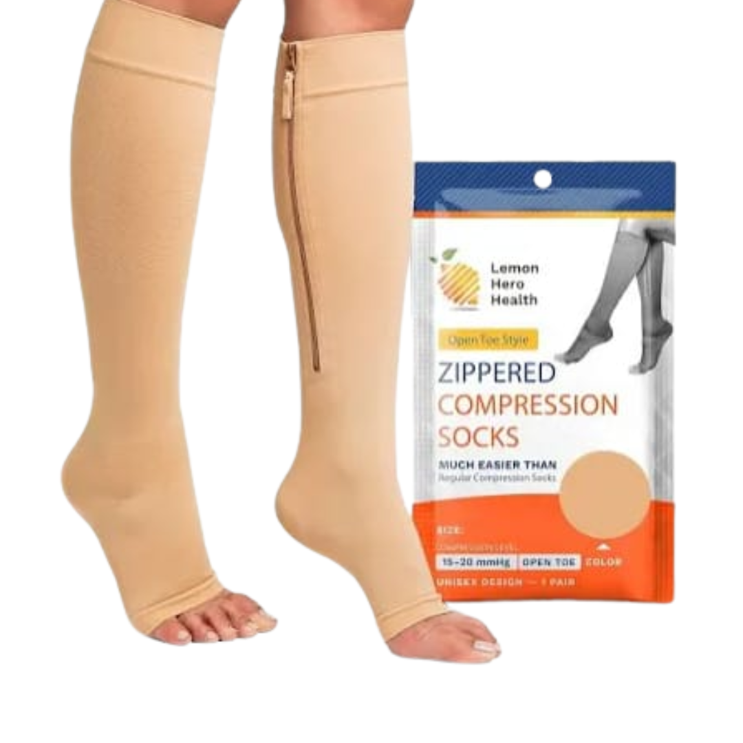 Zipper Compression Socks